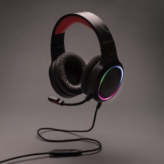 Auriculares gaming con luces promocionales